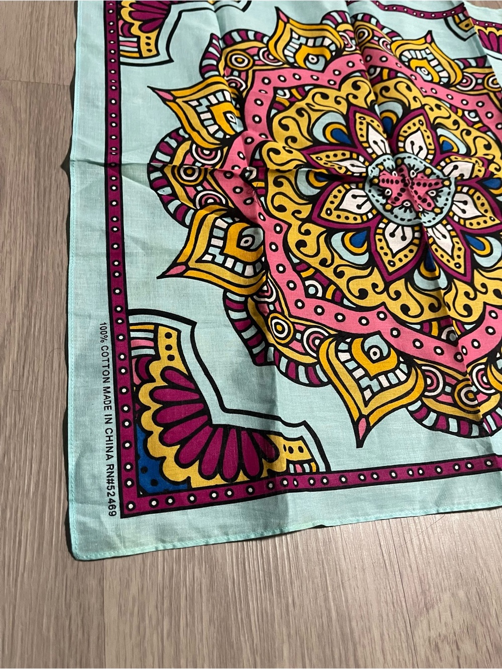Colorful Mandala Scarf - Picture 2 of 4